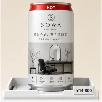 表参道 hair atelier SOWA（美容室）のイメージ缶