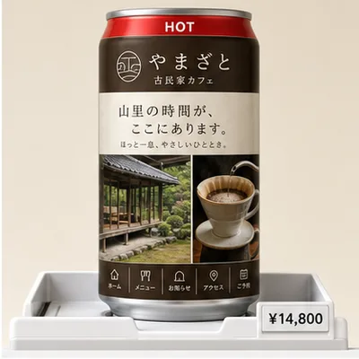 鎌倉 古民家珈琲 やまざと（カフェ）のイメージ缶