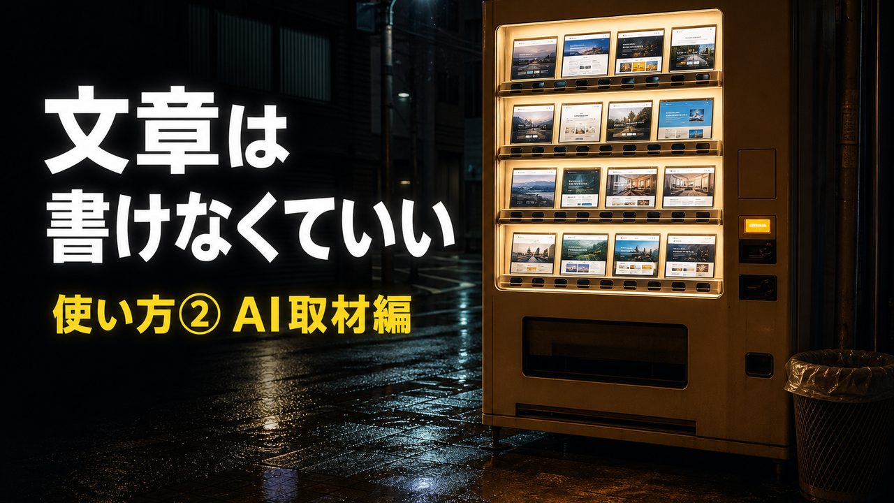 取材編の解説動画サムネイル